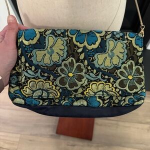 💐 Steve Madden Floral Brocade Crossbody / Clutch